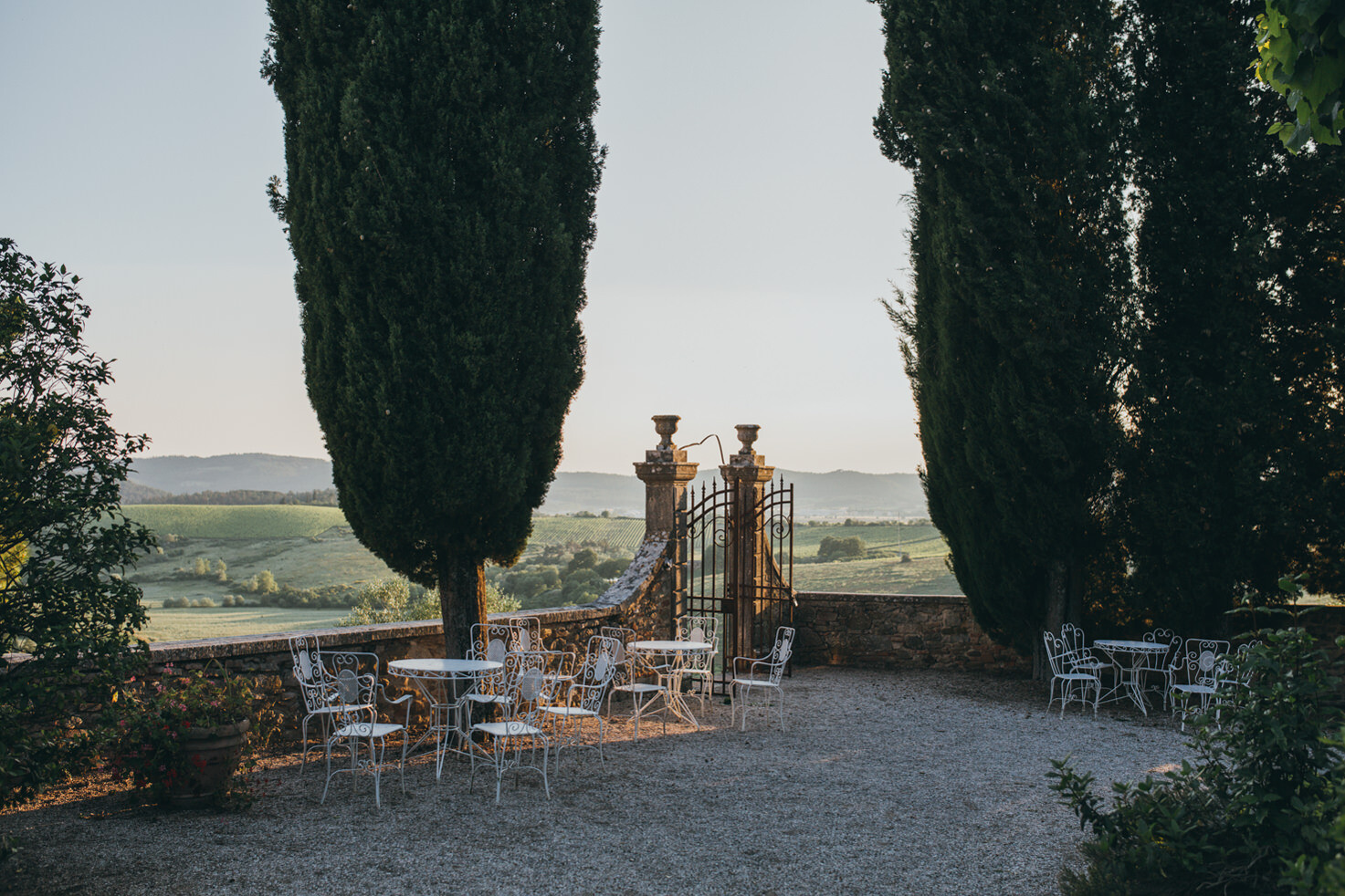 Gardens with view