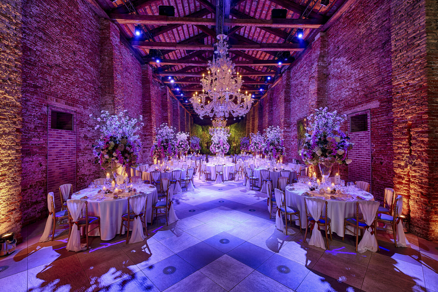 Luxury decoration for wedding reception