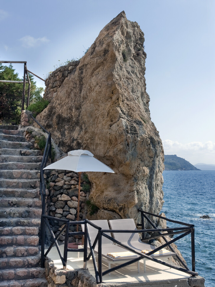 Detail of beach club