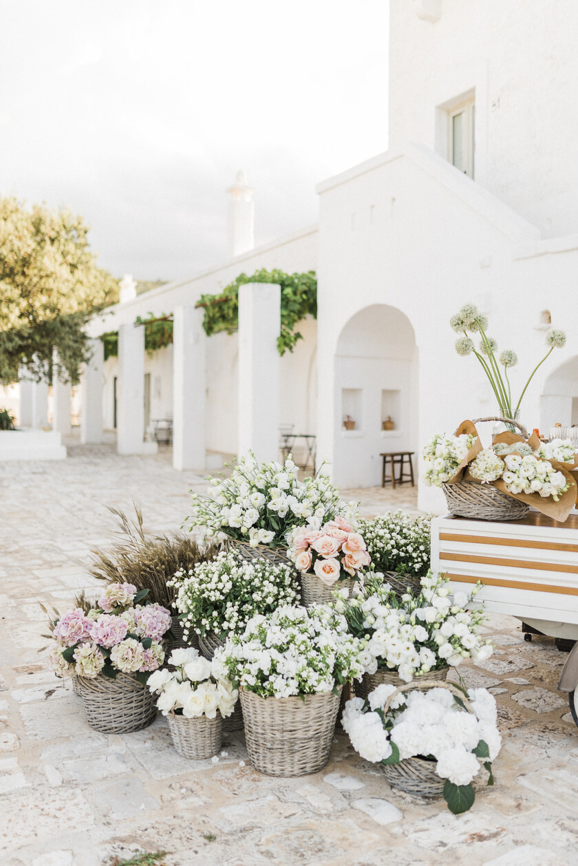 Flowers for Wedding in Puglia