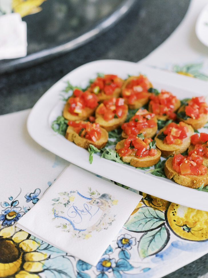 Traditional bruschetta