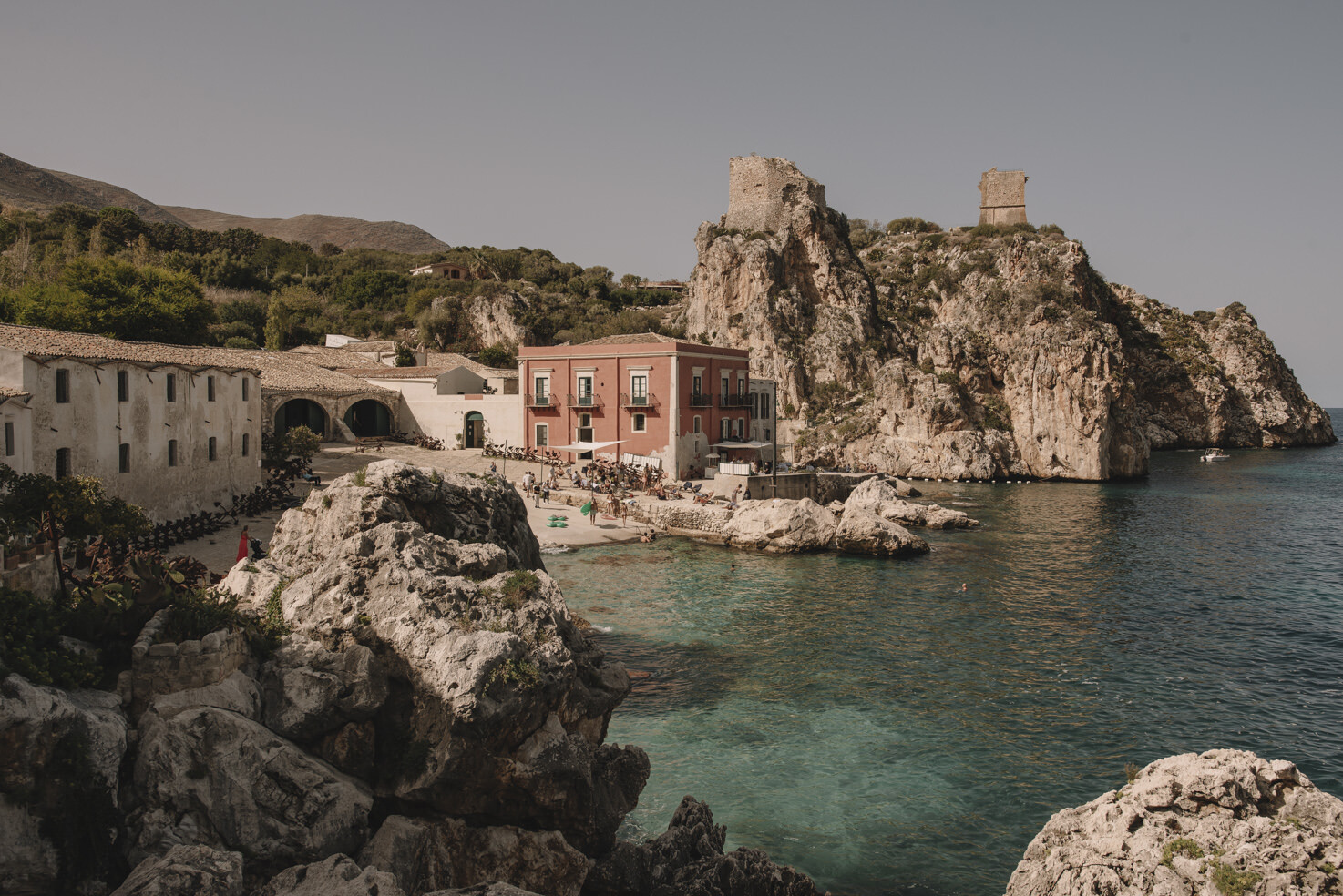 Exterior of Tonnara di Scopello