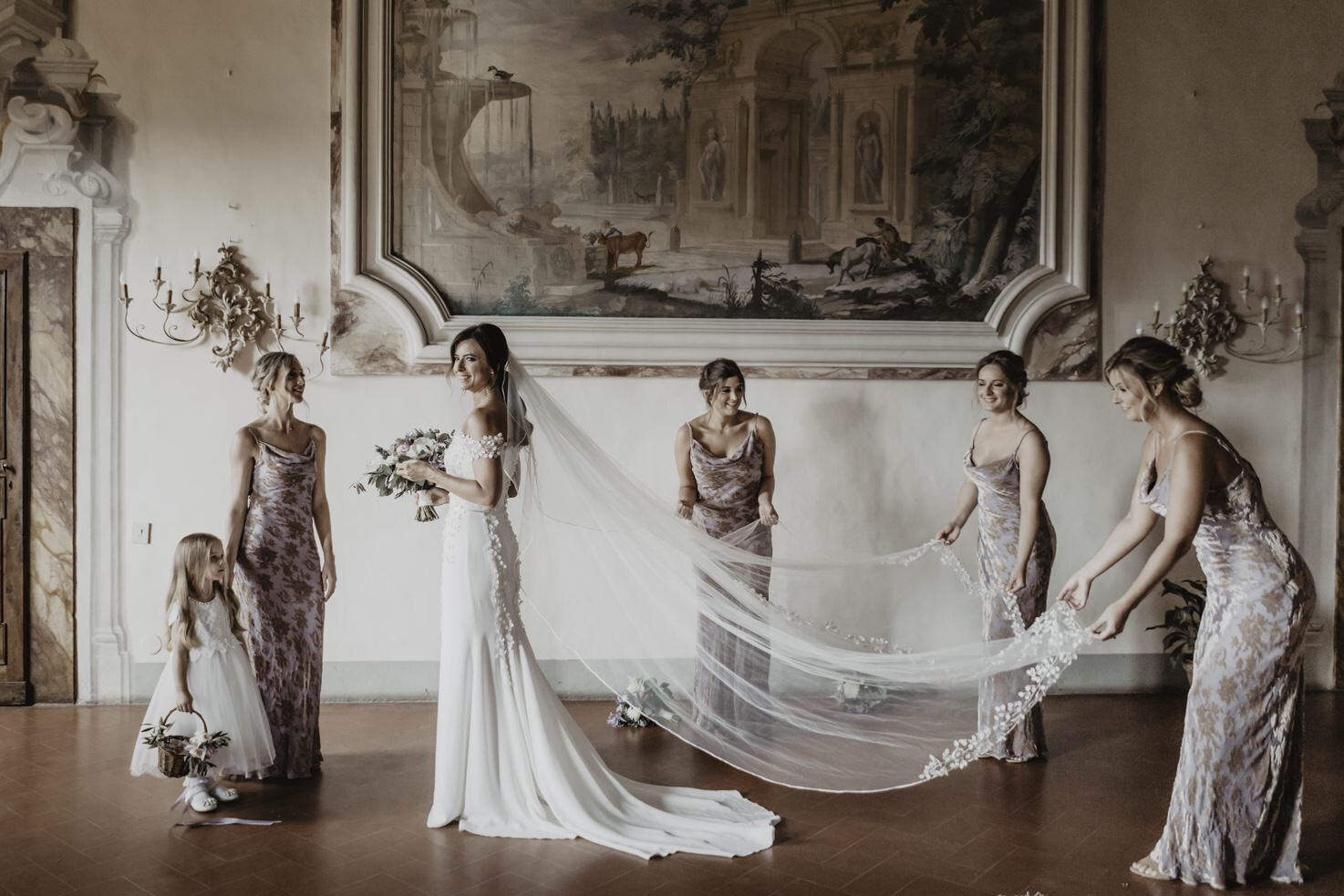 Bride at Castello di Meleto