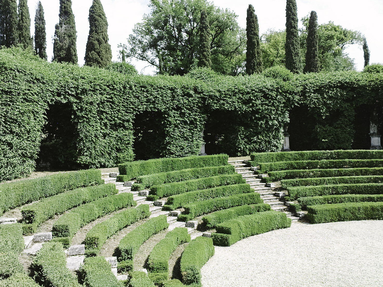 Teatro di Verzura in the gardens of Villa Rizzardi