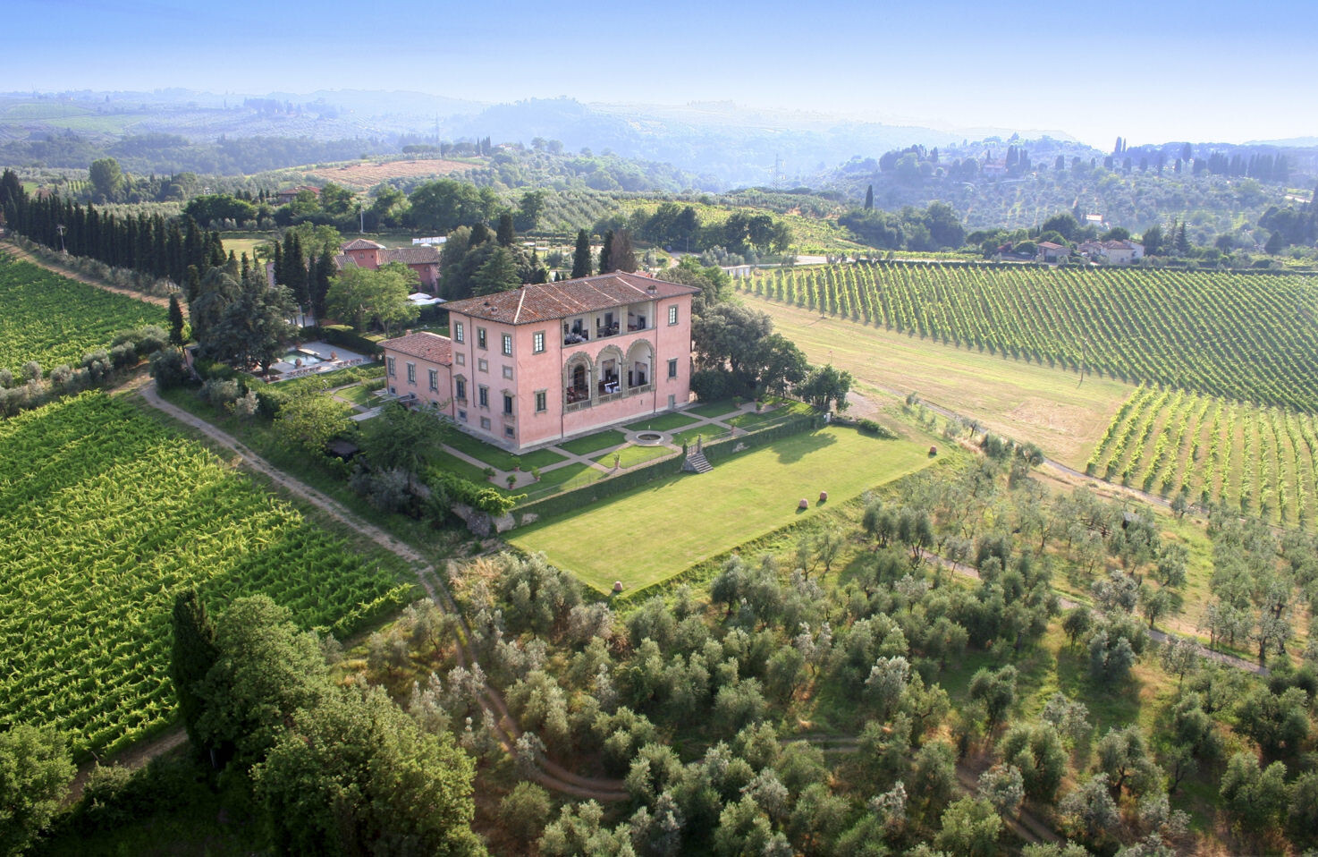 Villa Mangiacane in Chianti, Tuscany