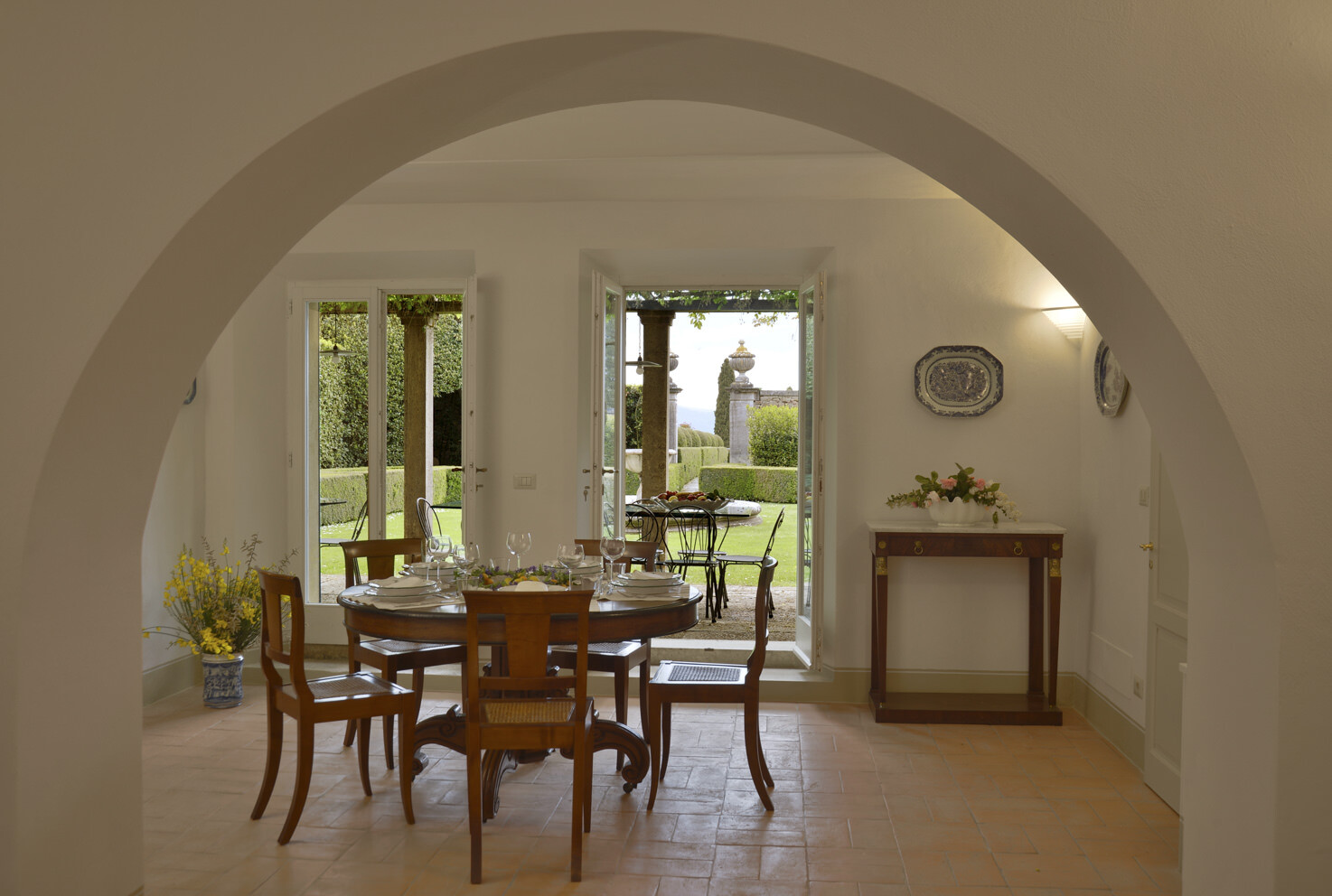 Interior of Villa La Foce