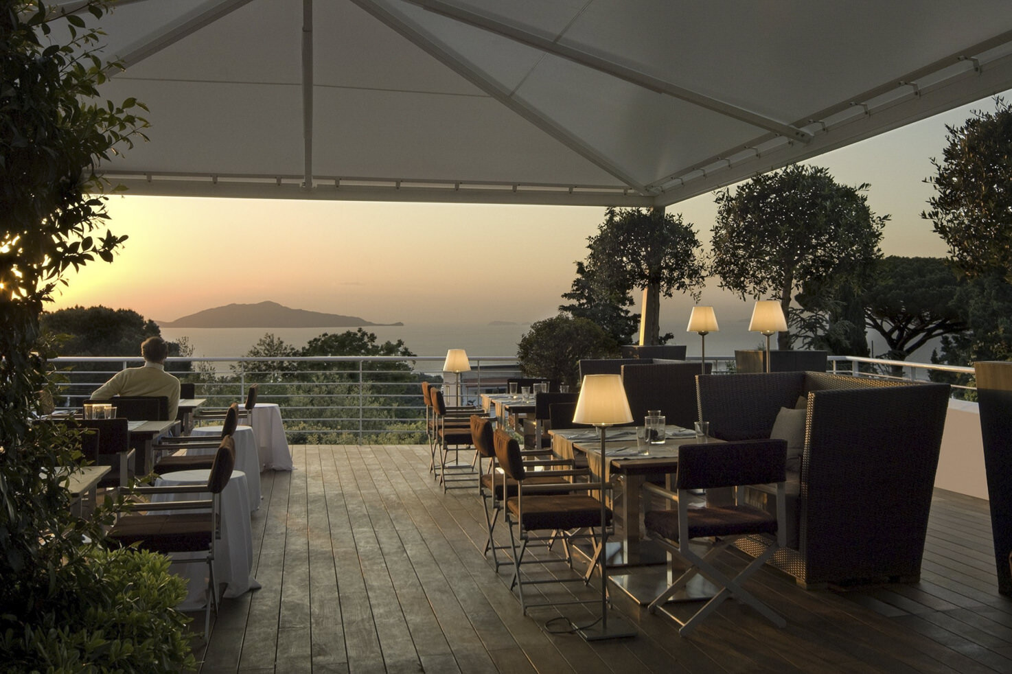 Capri Palace Terrace with seaview