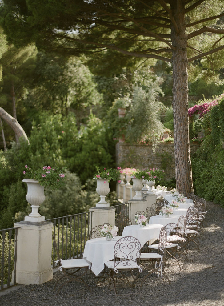 Tables for wedding cocktail