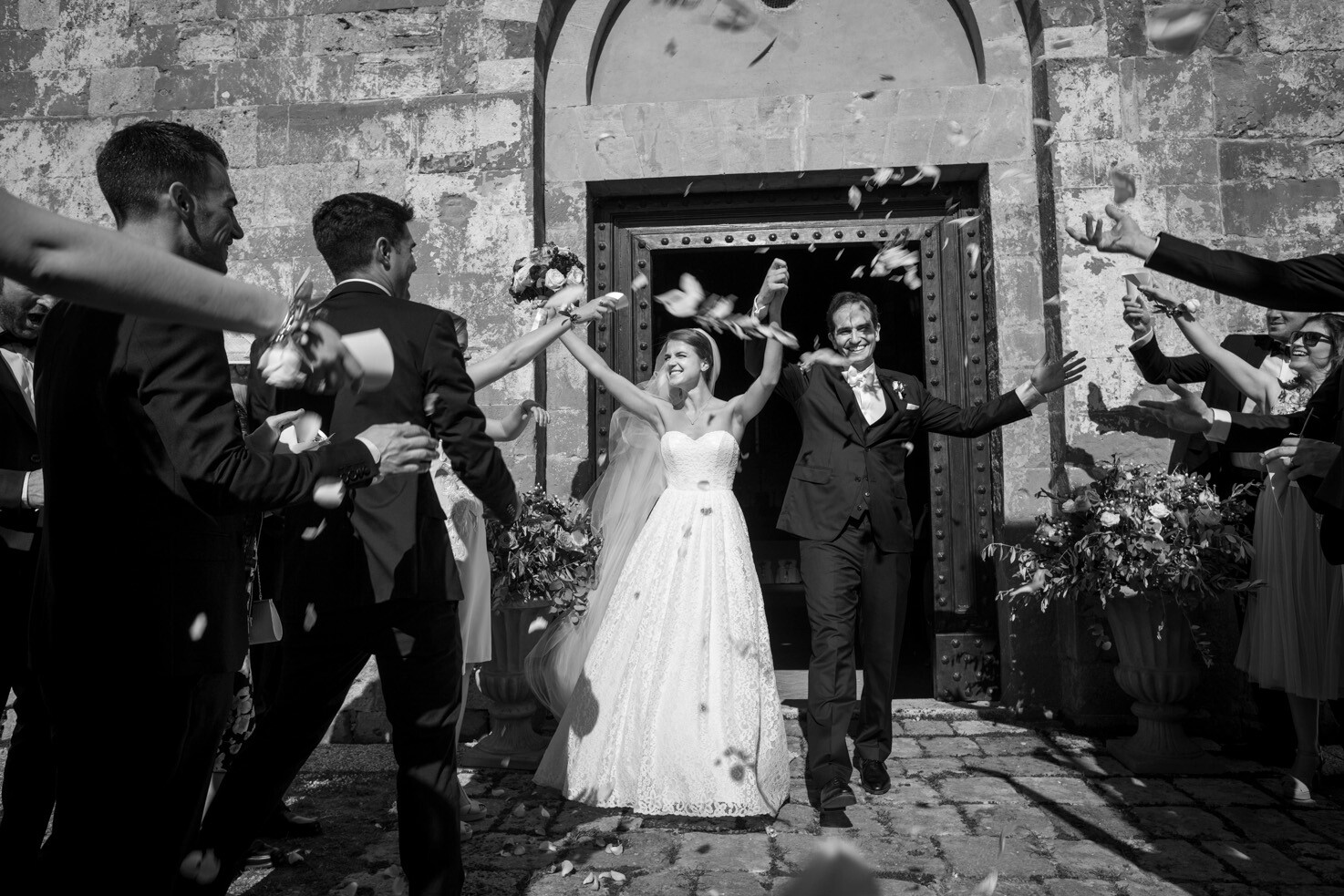 Catholic ceremony at Pieve di Ponte allo Spino
