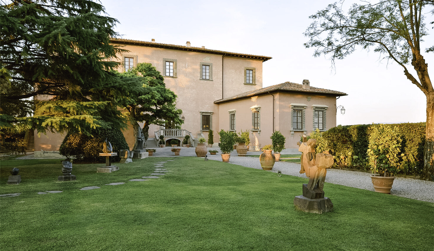 Façade of Villa Mangiacane