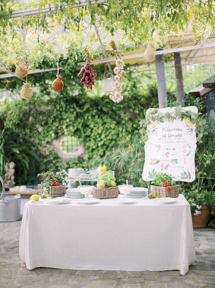 Welcome dinner in Positano