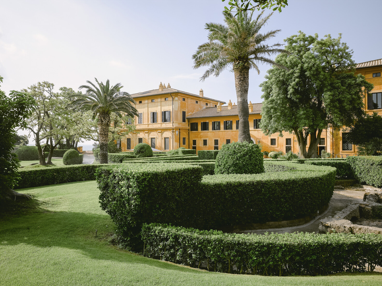Park and gardens of La Posta Vecchia