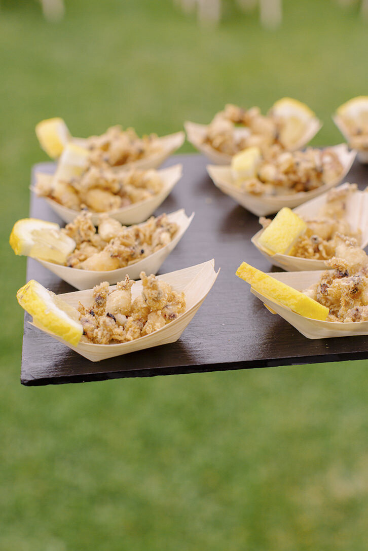 Canapes for wedding cocktail