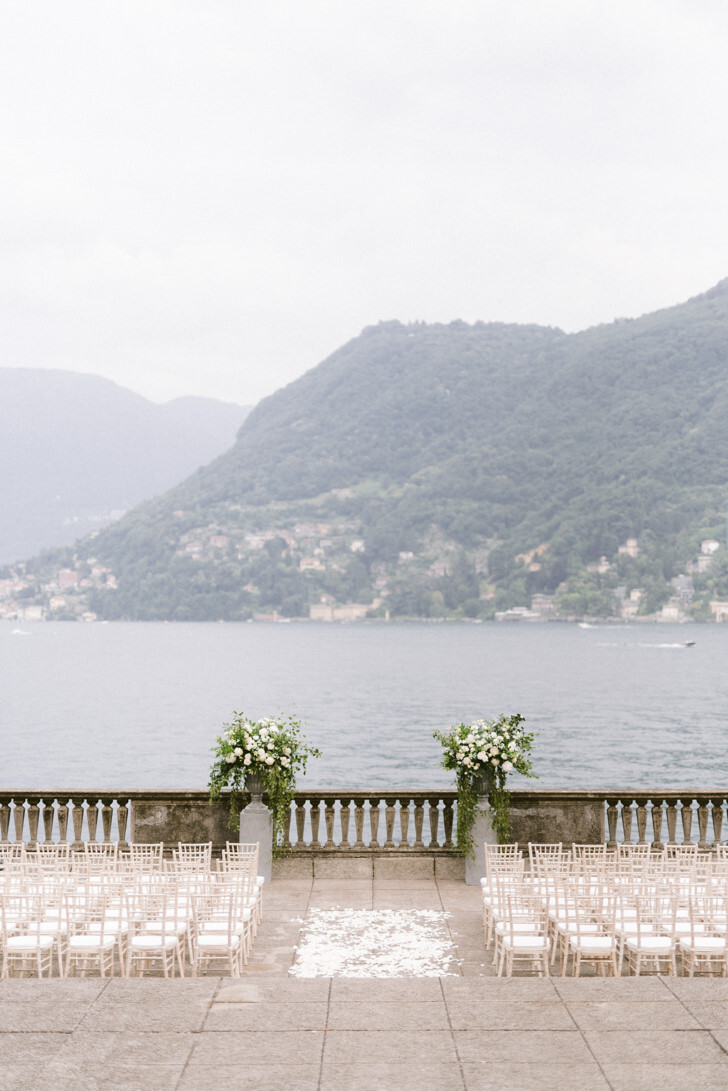 Wedding ceremony on the terrace