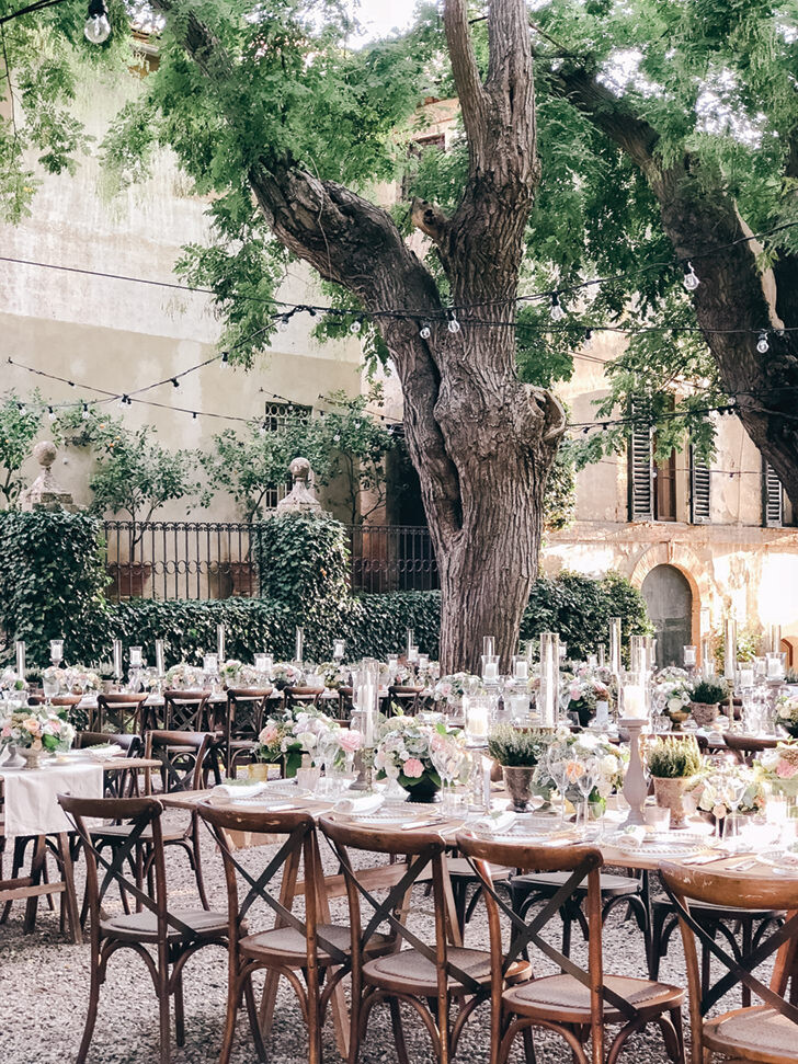 Wedding reception at Borgo Stomennano