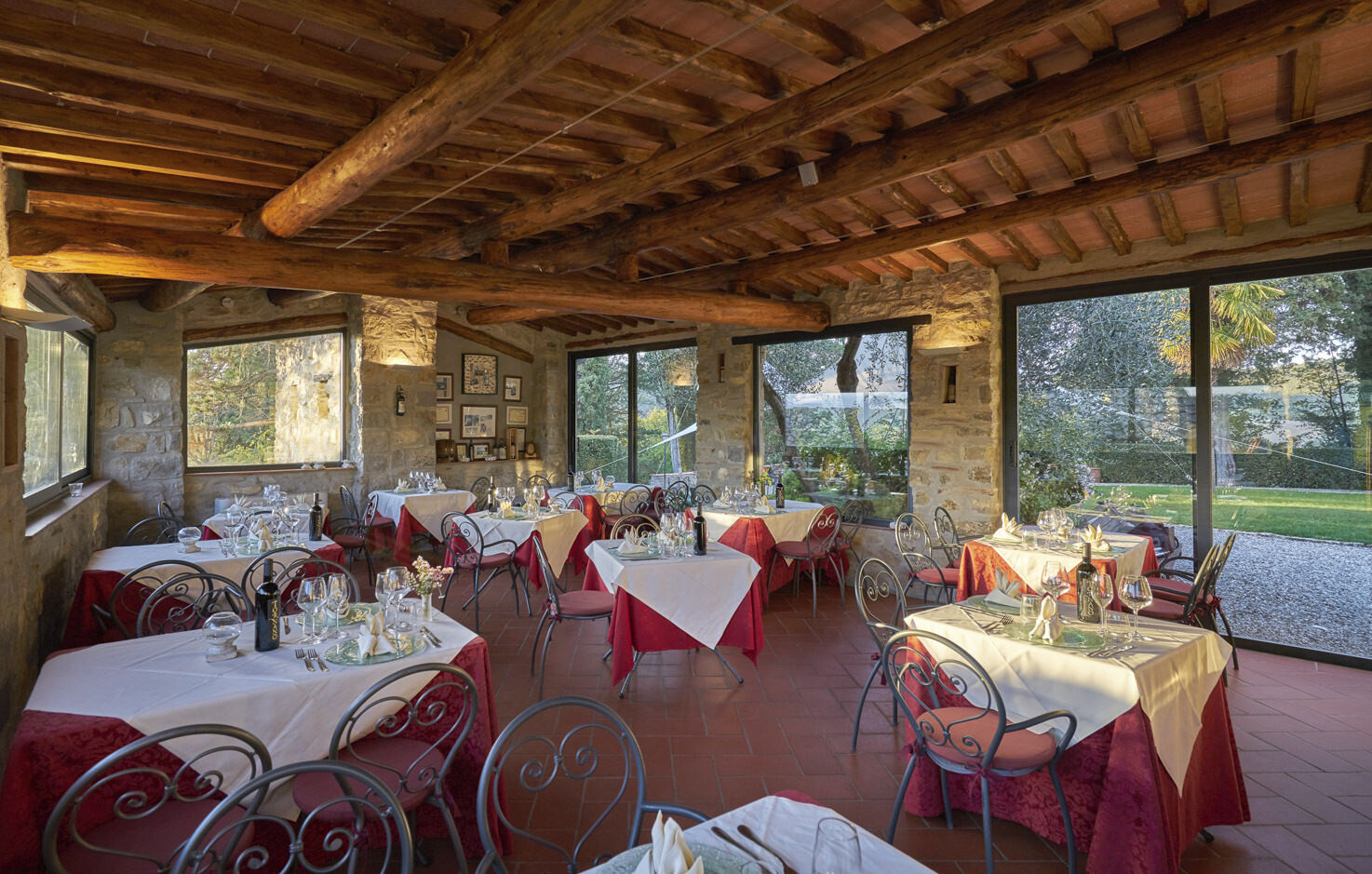 Hall of the restaurant