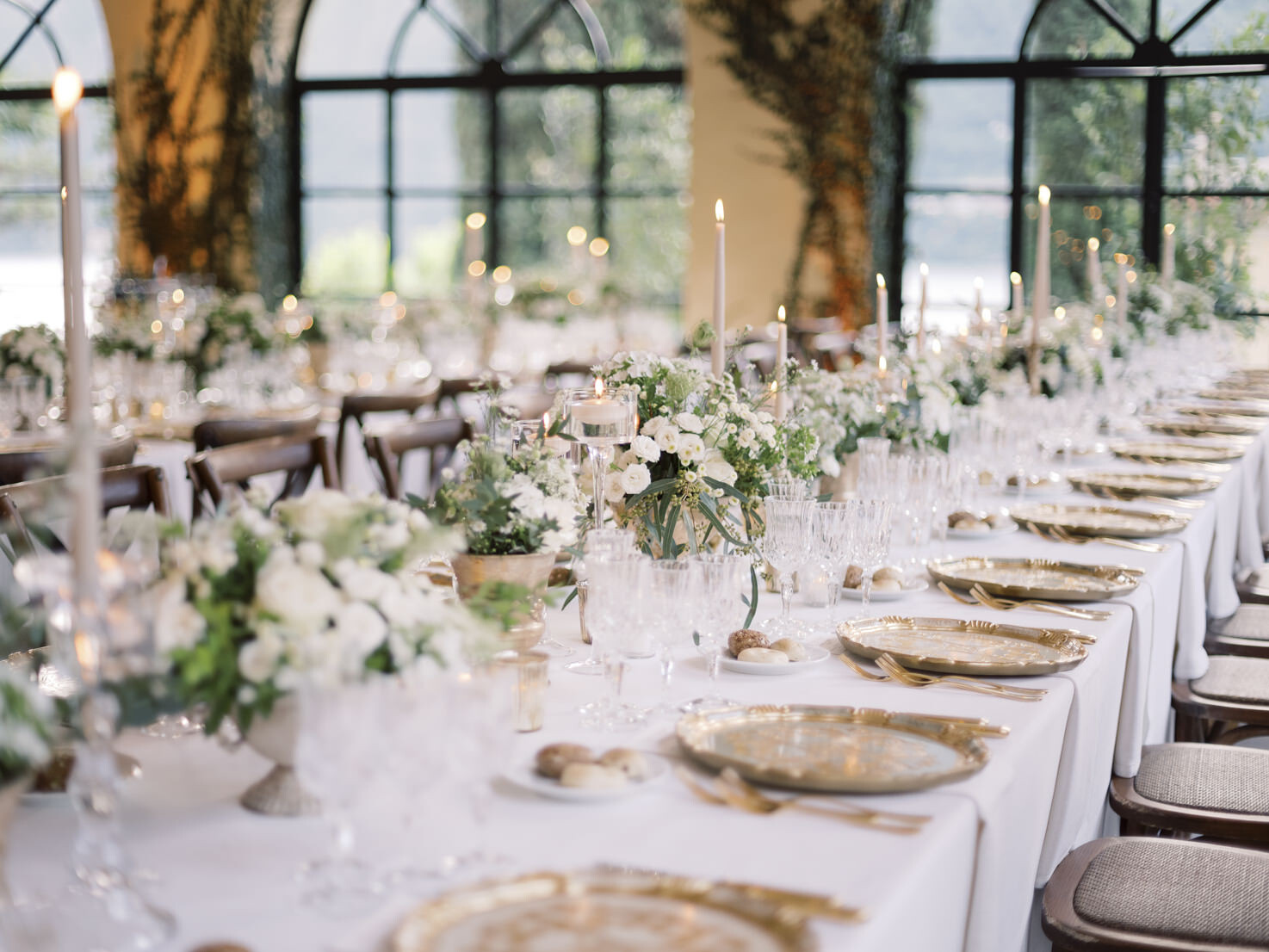 Wedding reception at Villa del Balbianello