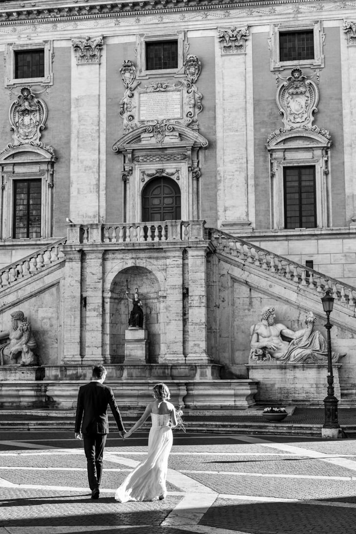 Façade of Campidoglio Palace