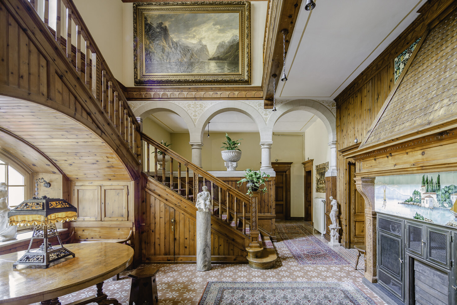 Interior of Villa del Sogno