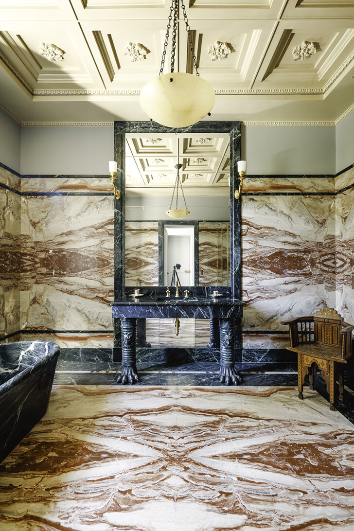 Marble bathroom