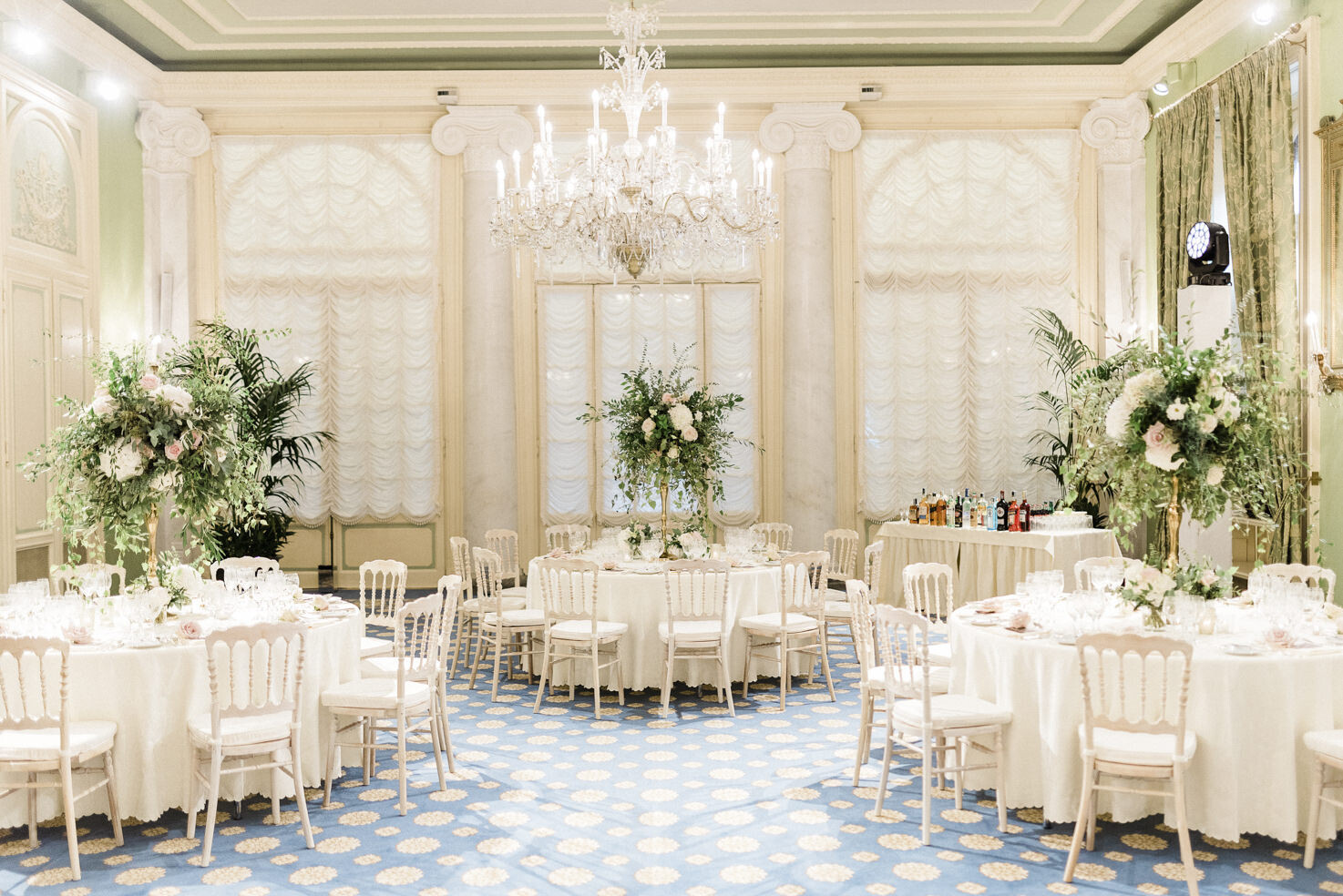 Wedding reception at Villa D'Este