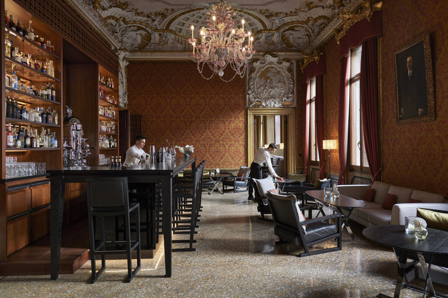 Bar of Aman Venice Hotel