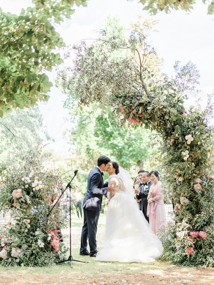 Garden ceremony at Villa Cetinale