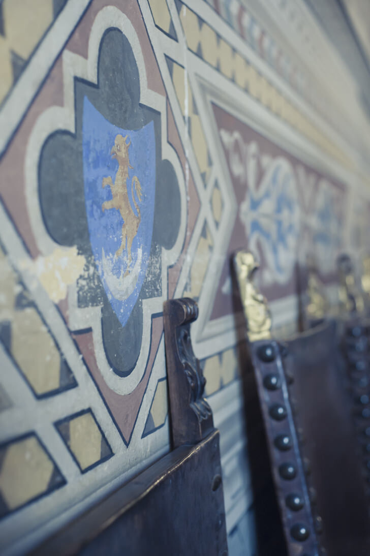 Detail of the frescoes
