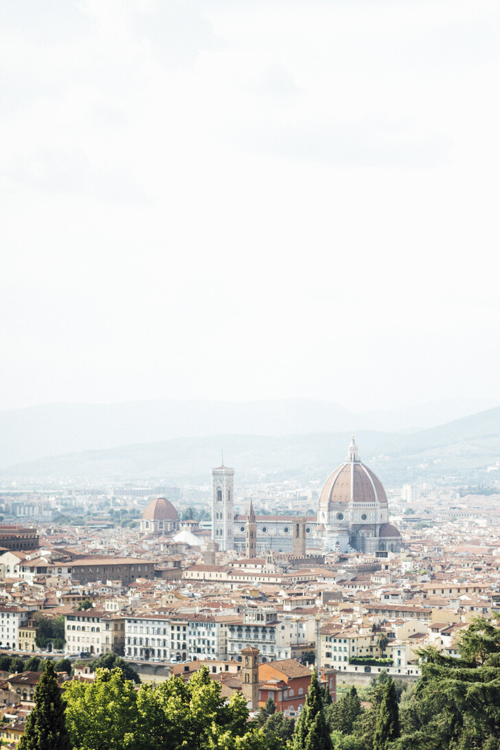 Aerial view of Florence