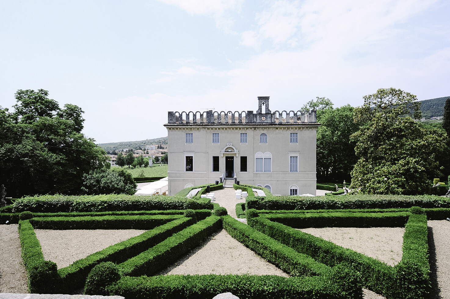 Eastern façade of Villa Rizzardi