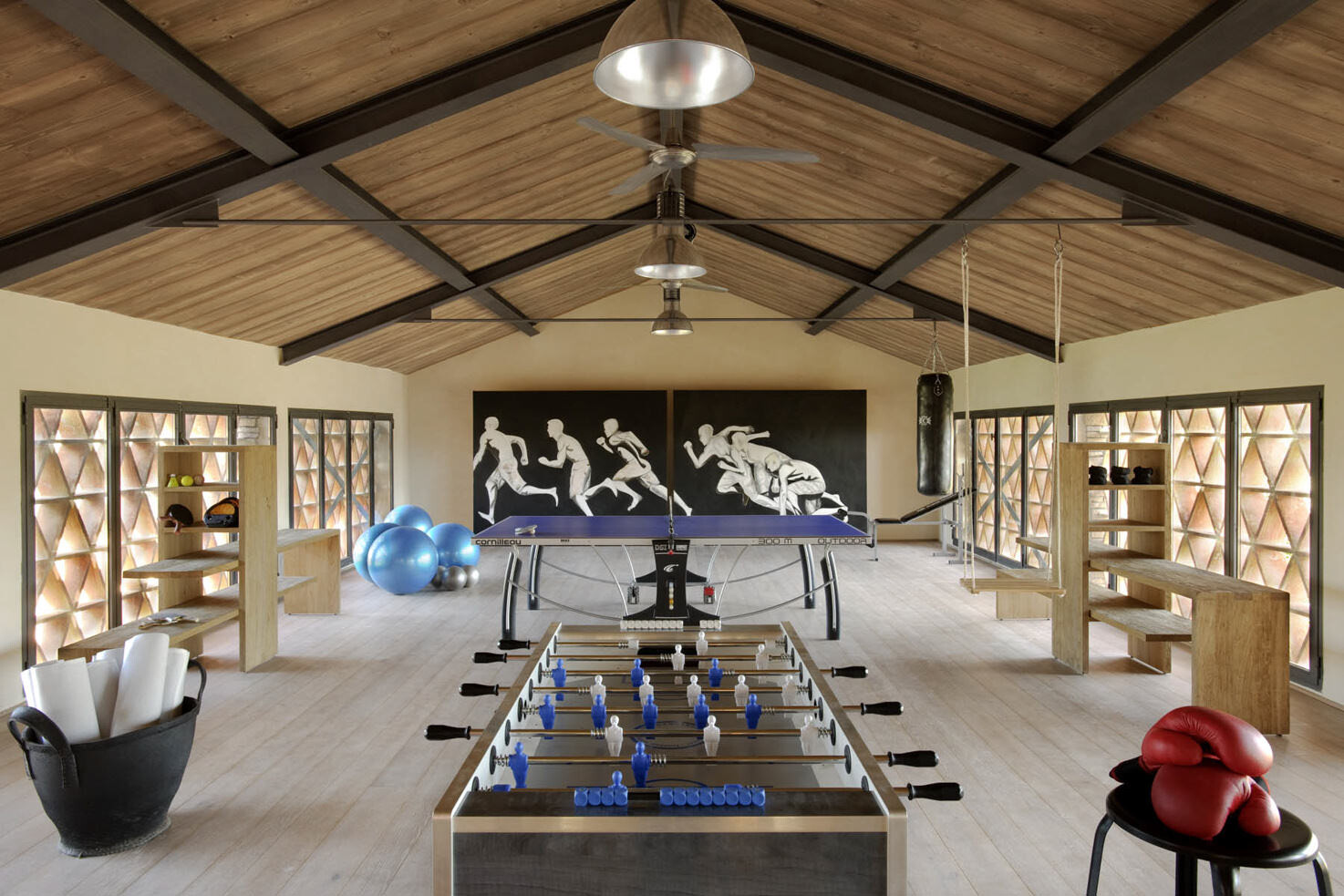 Interior of refurbished farmhouse