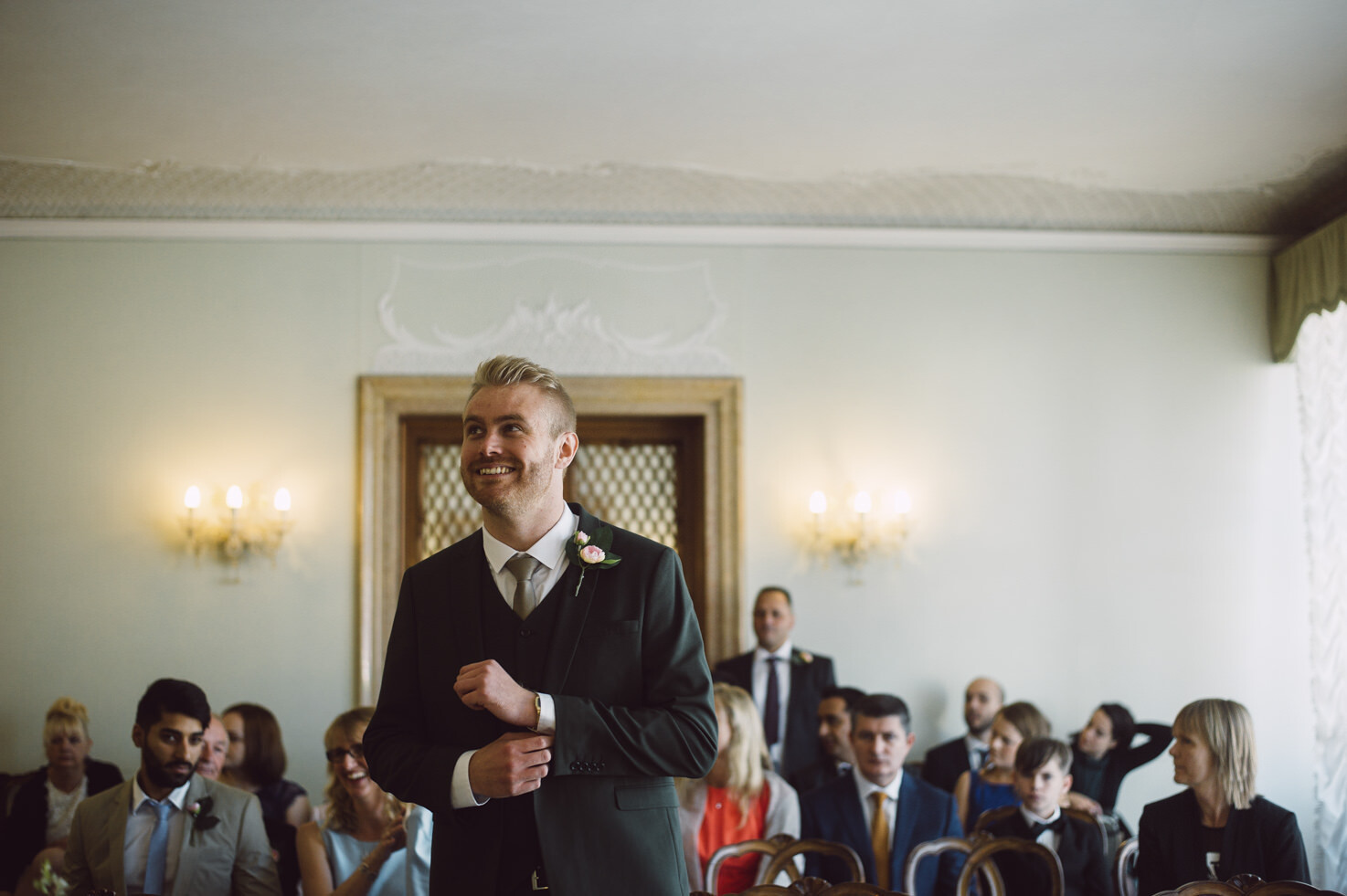 Groom at Palazzo Cavalli in Venice
