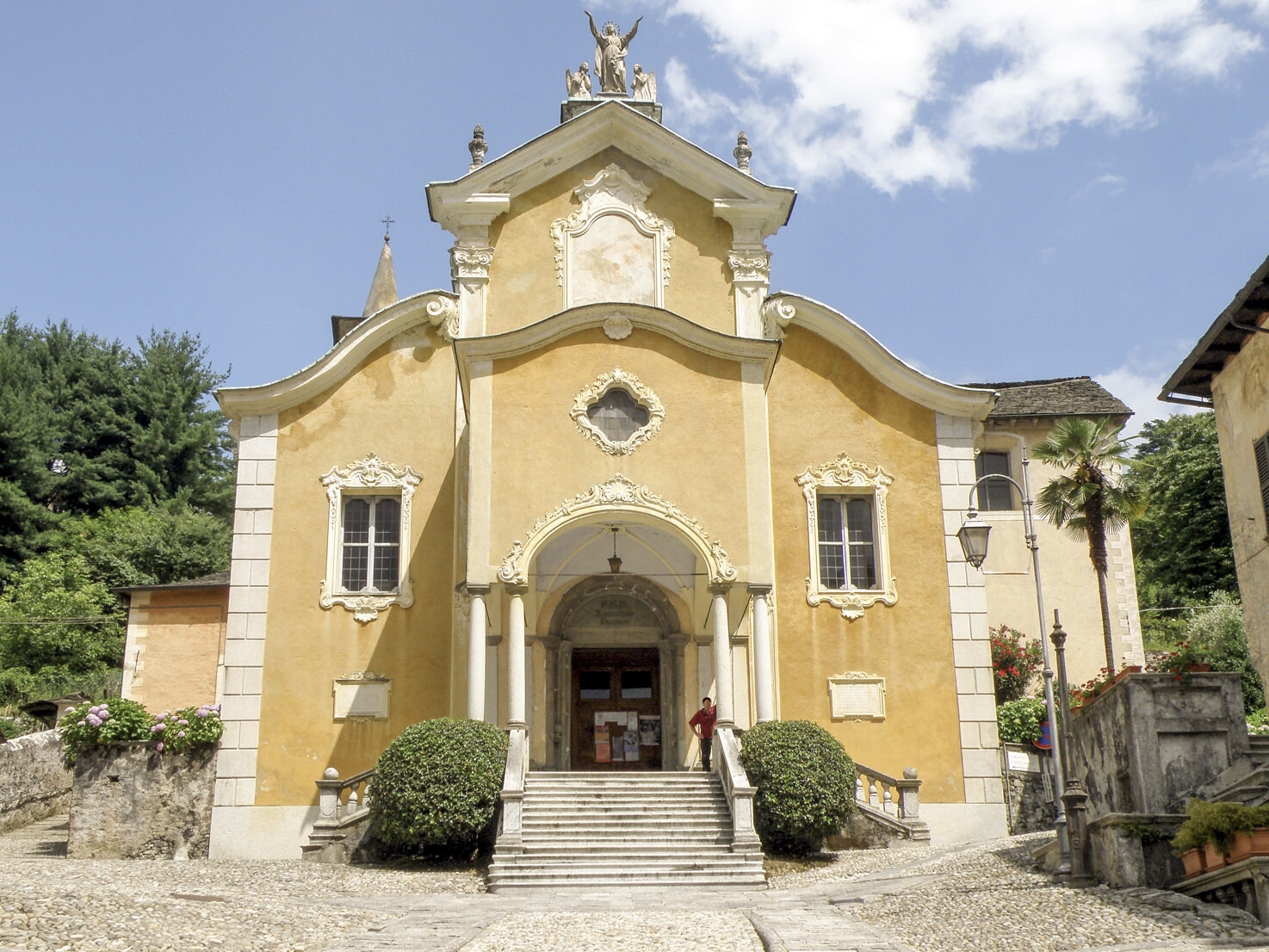 Parish church for Catholic weddings on Lake Orta