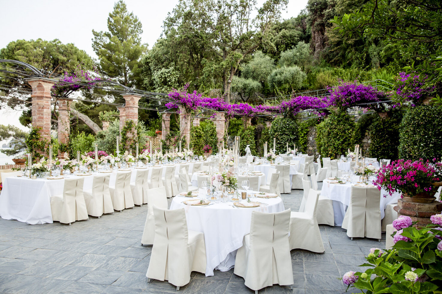 Wedding banquet at La Cervara