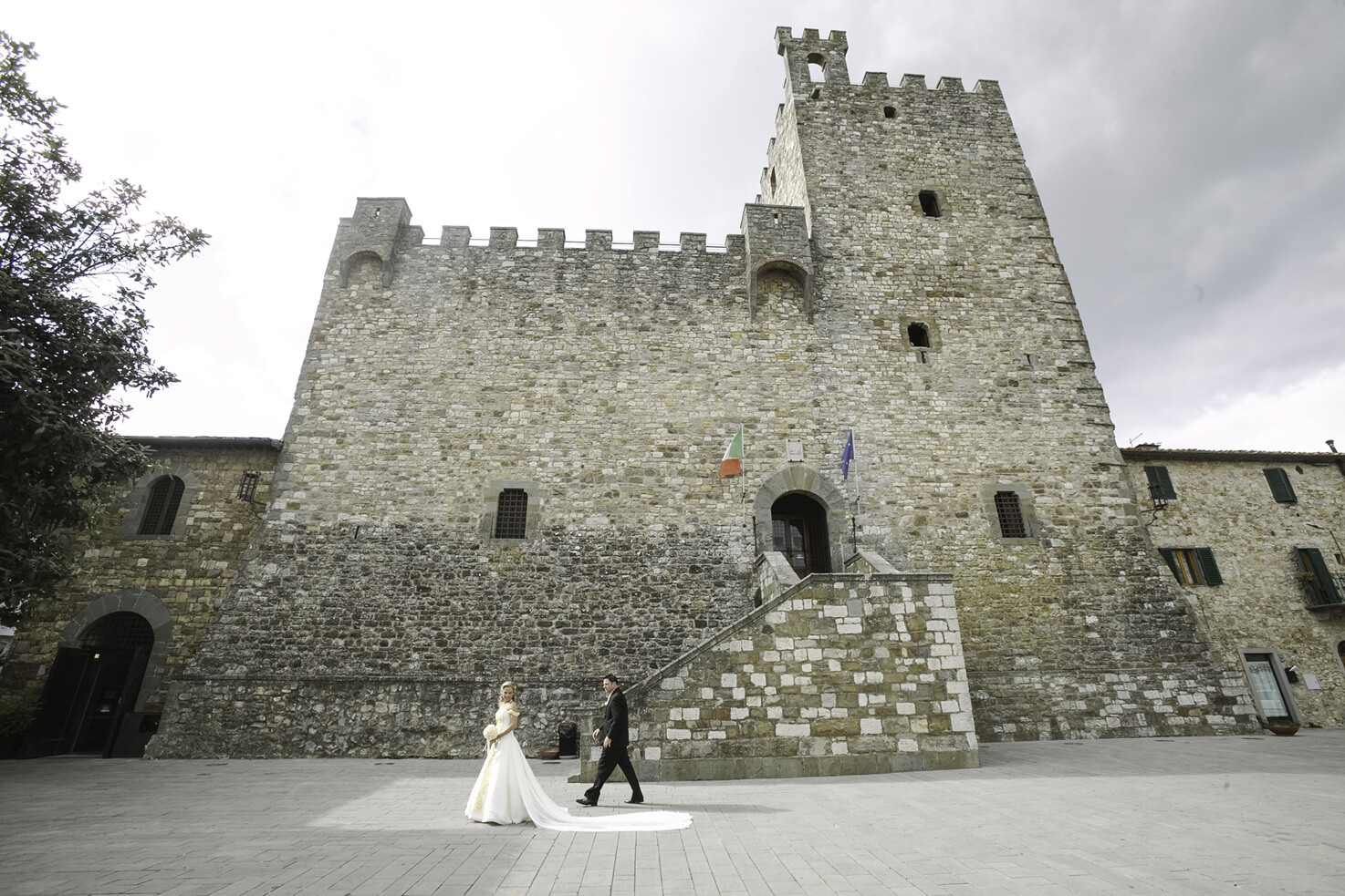 Civil wedding in Castellina in Chianti