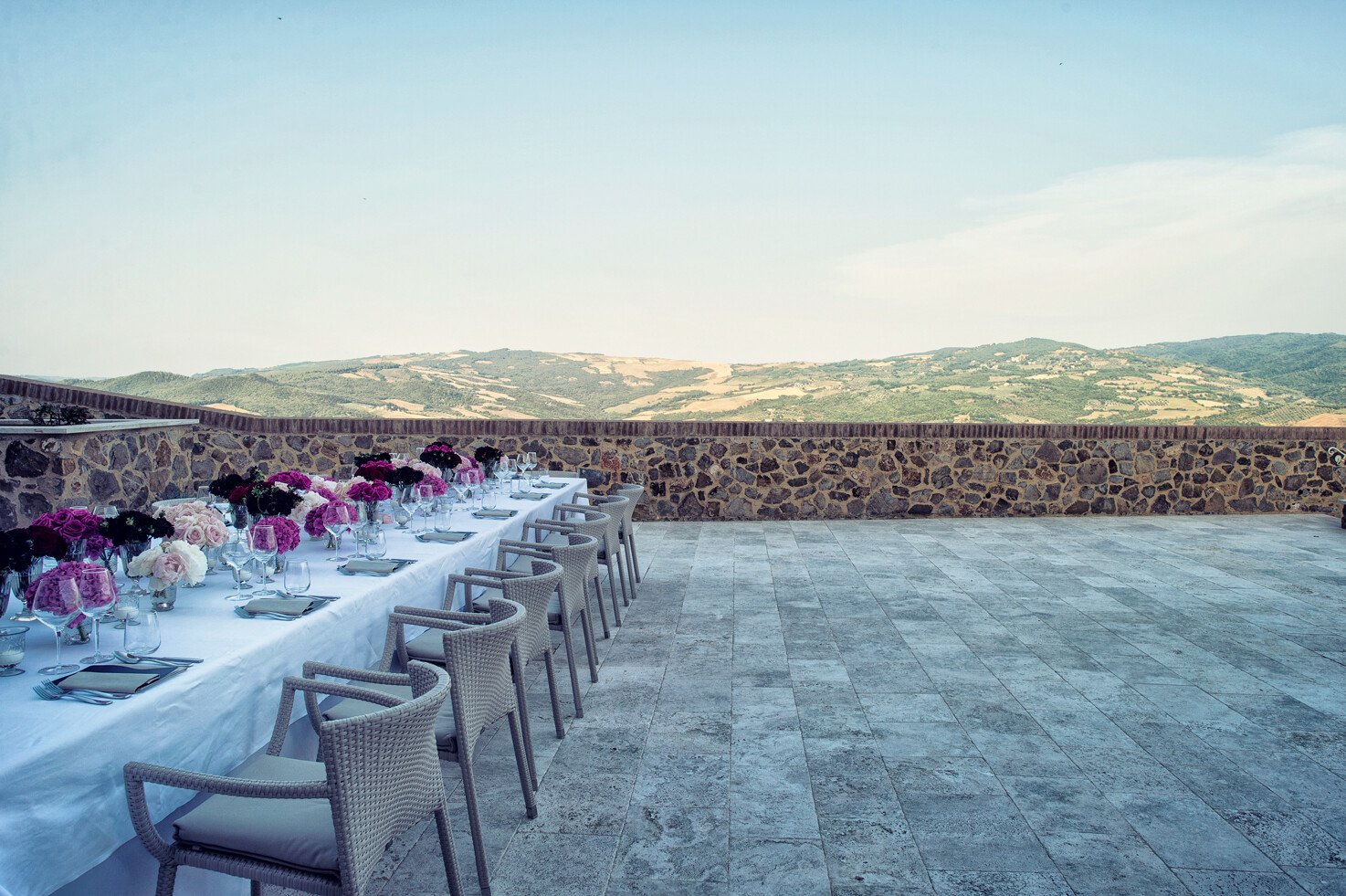 Wedding reception at Castello di Velona