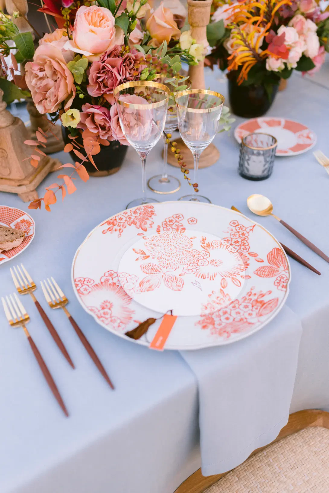 Detail of the table setting 