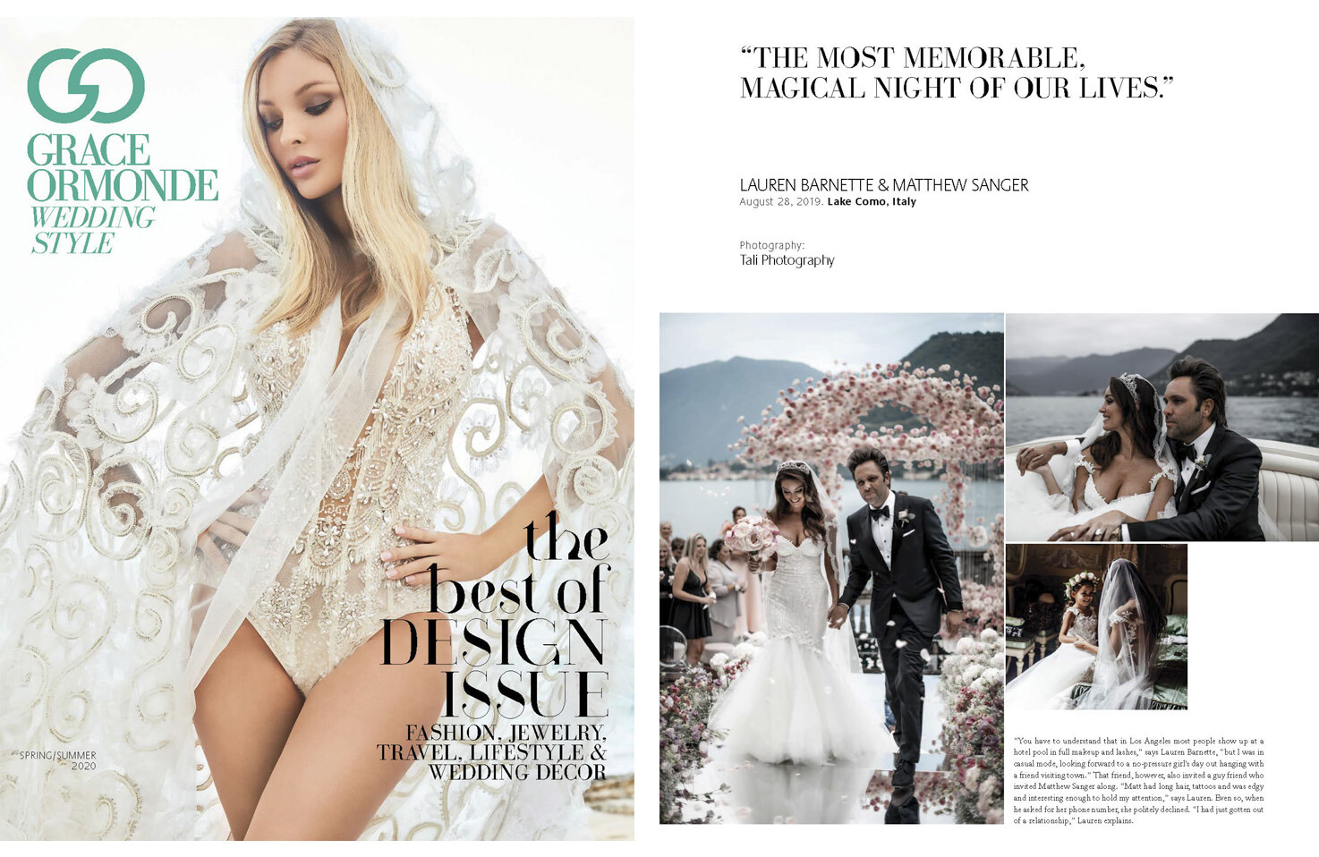 Grace Ormonde Wedding Style Magazine