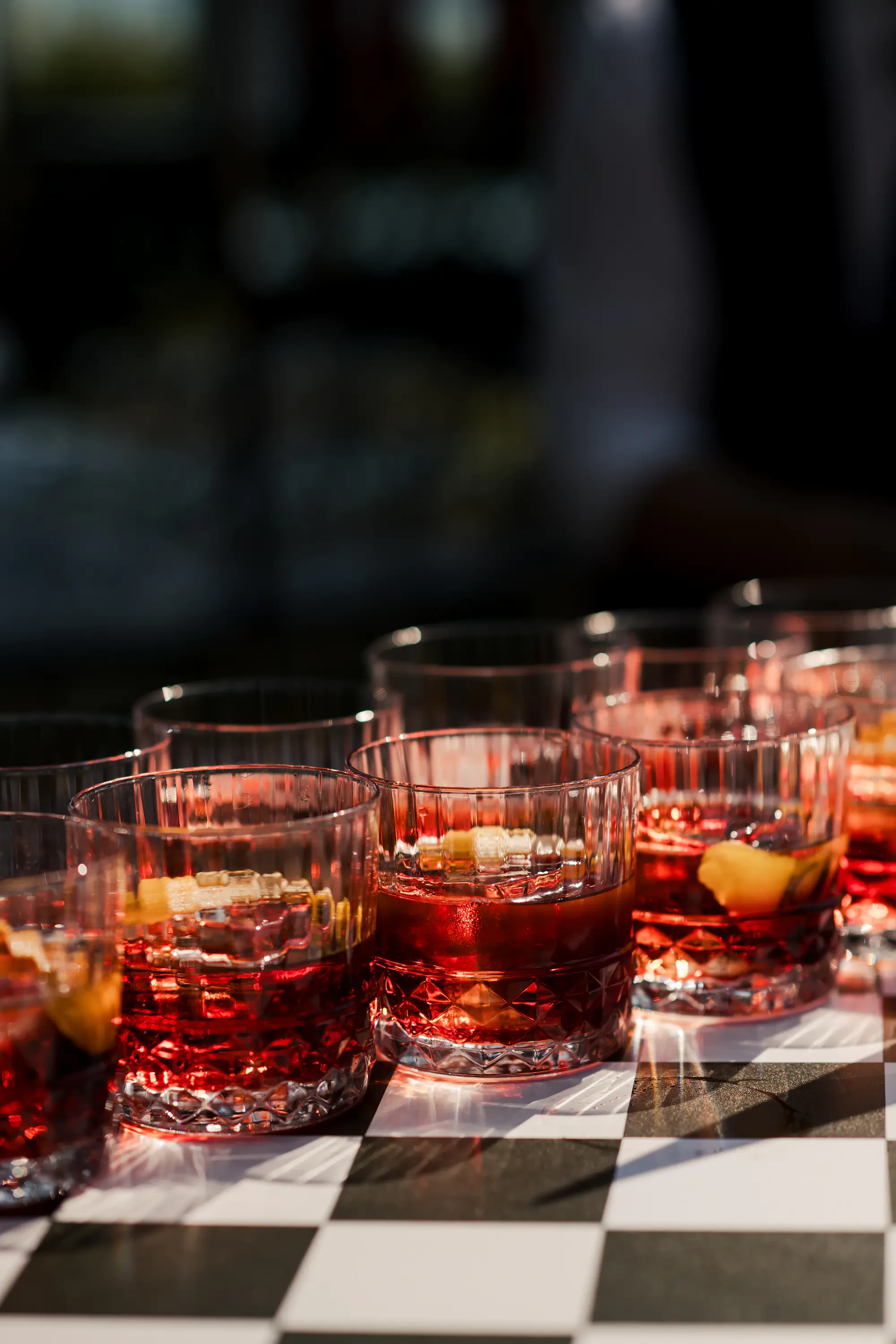 Villa Balbiano Lake Como Signature Cocktails Negroni