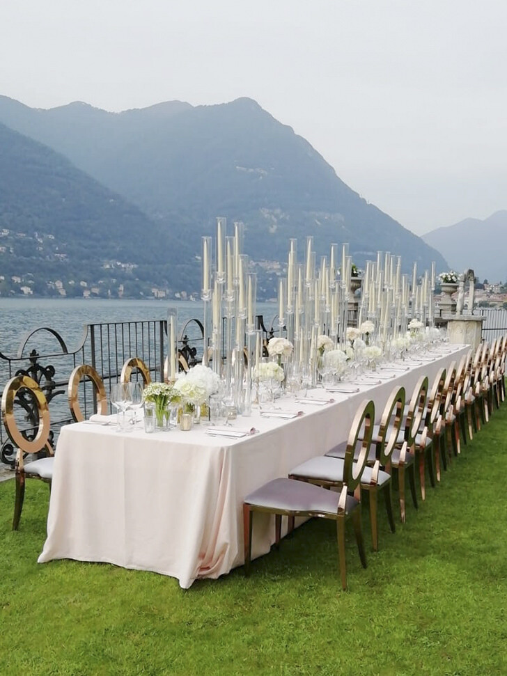 Welcome dinner in the gardens