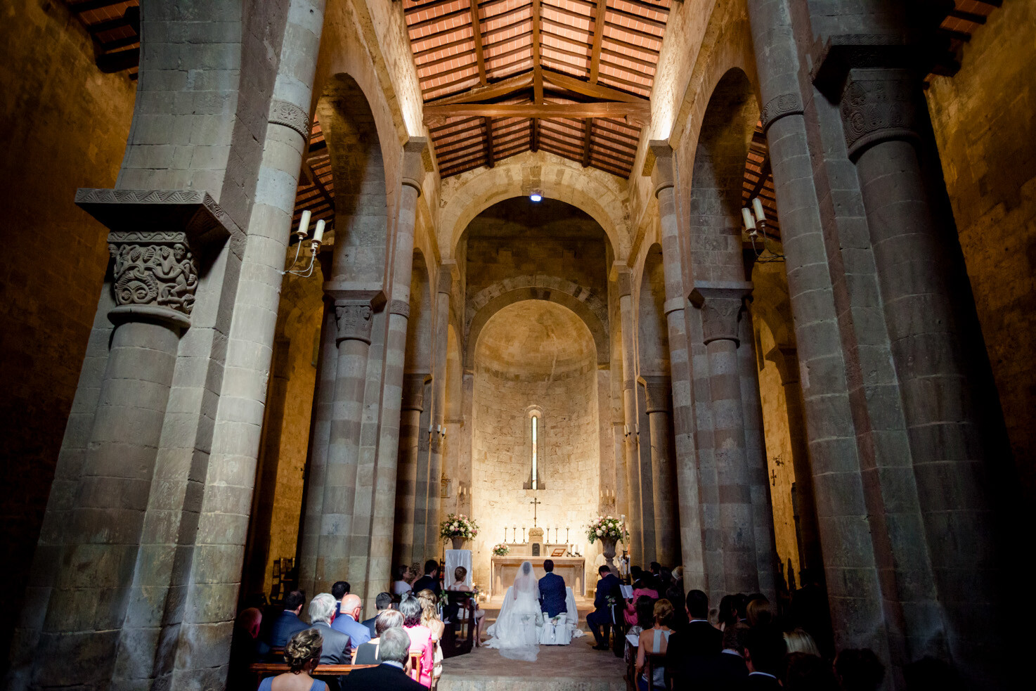 Interior of Pieve di Ponte allo Spino