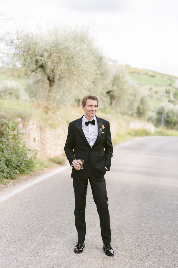 Portrait of the groom