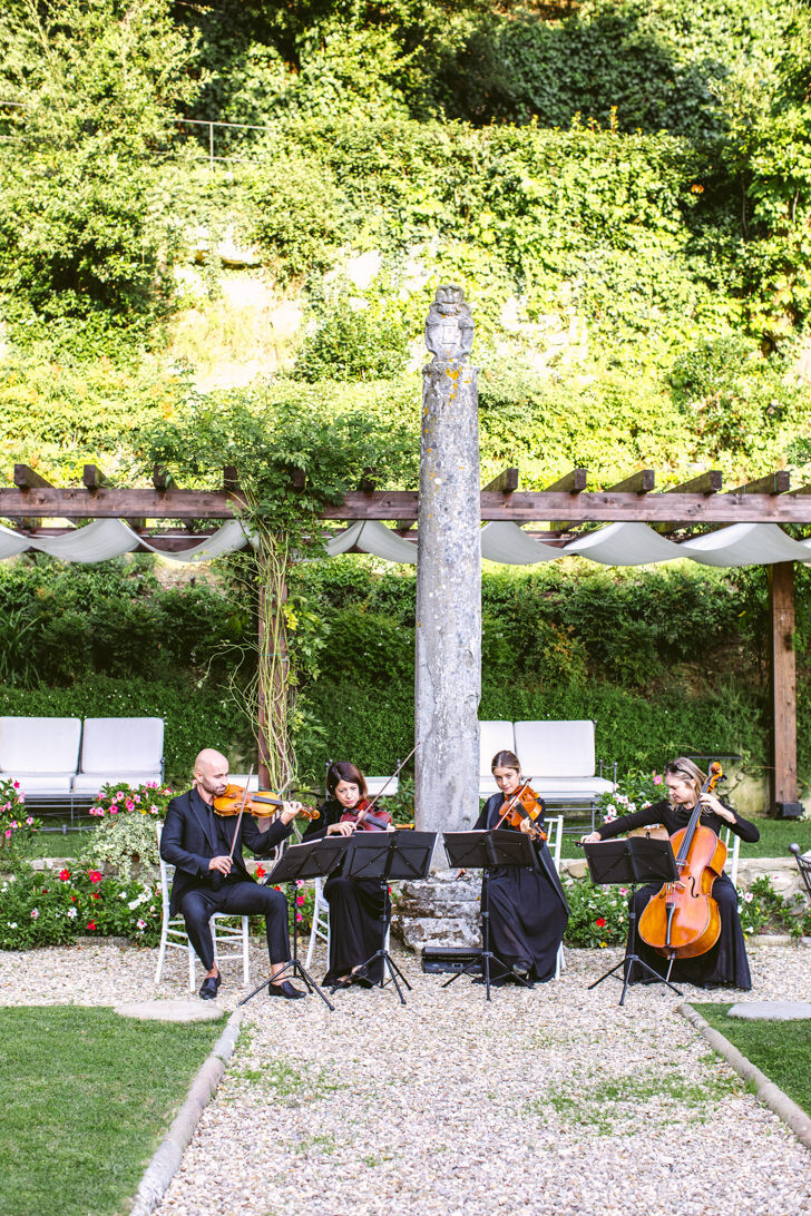String quartet for wedding cocktail