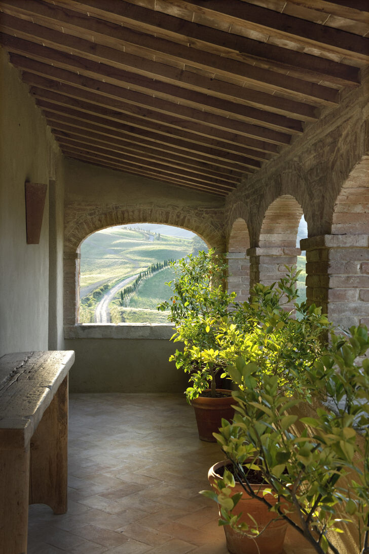Patio of the villa