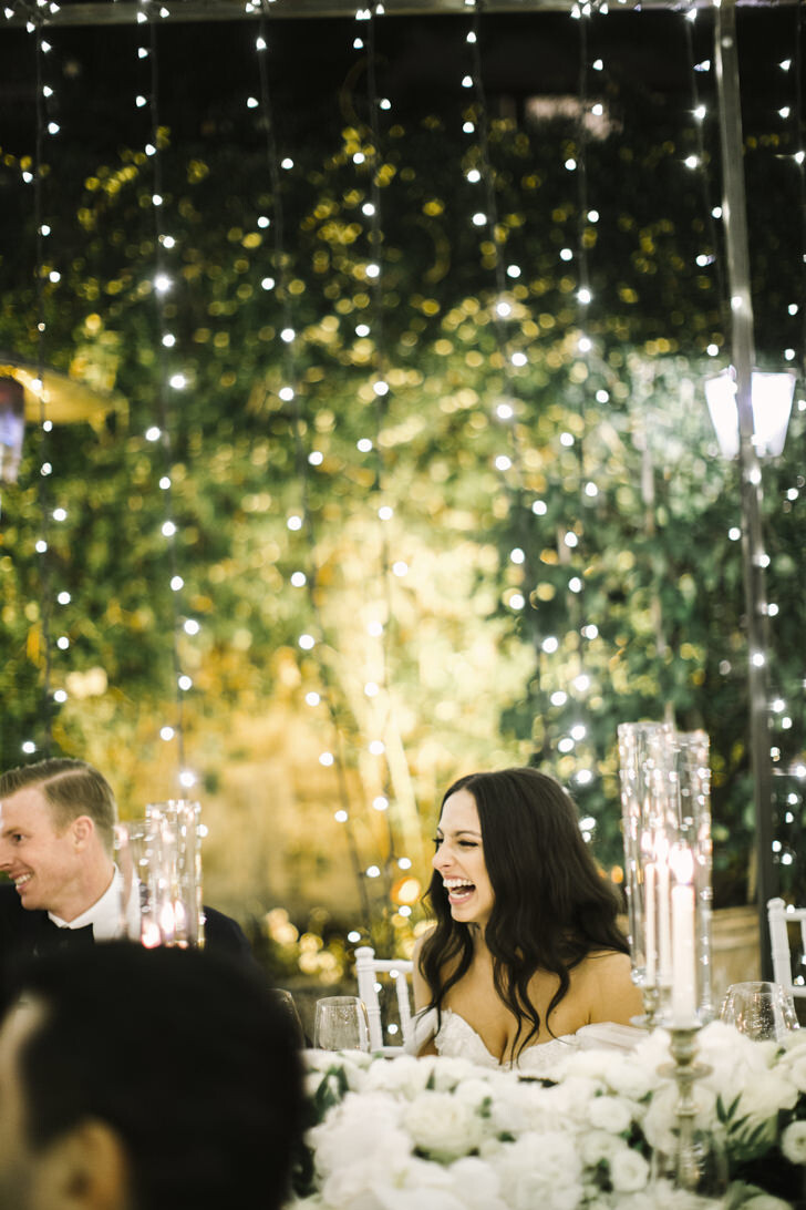 A moment of the wedding reception