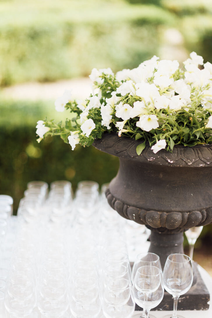Glasses for wedding cocktail