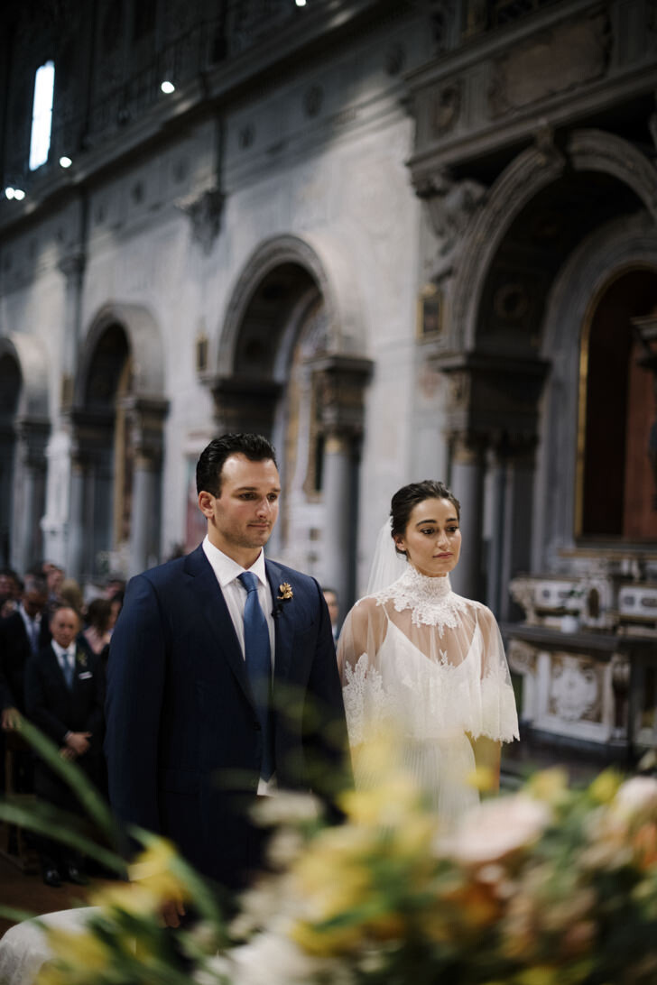 Catholic ceremony at Ognissanti, Florence