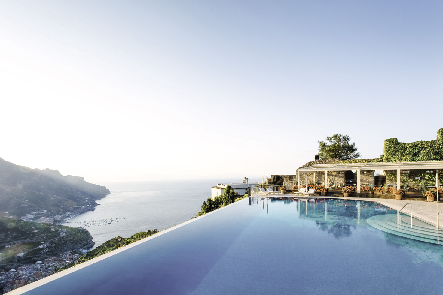 Infinity pool at Belmond Hotel Caruso