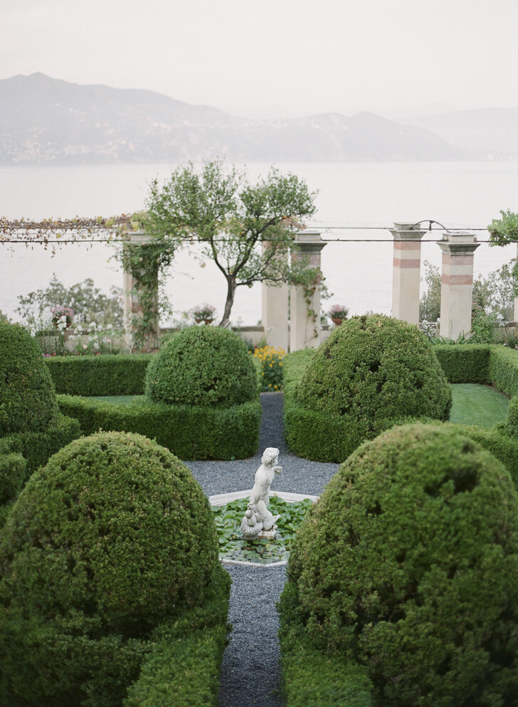 Gardens with sea view