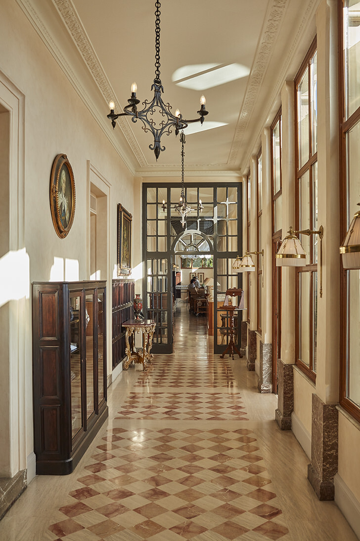 Interior of the hotel